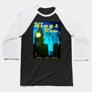 King's Row Vintage Travel Poster Baseball T-Shirt